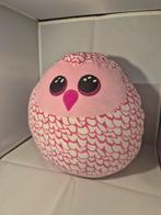 TY Squish a Boo knuffel (Roze uil "Pinky") 30 cm, Ophalen of Verzenden, Zo goed als nieuw