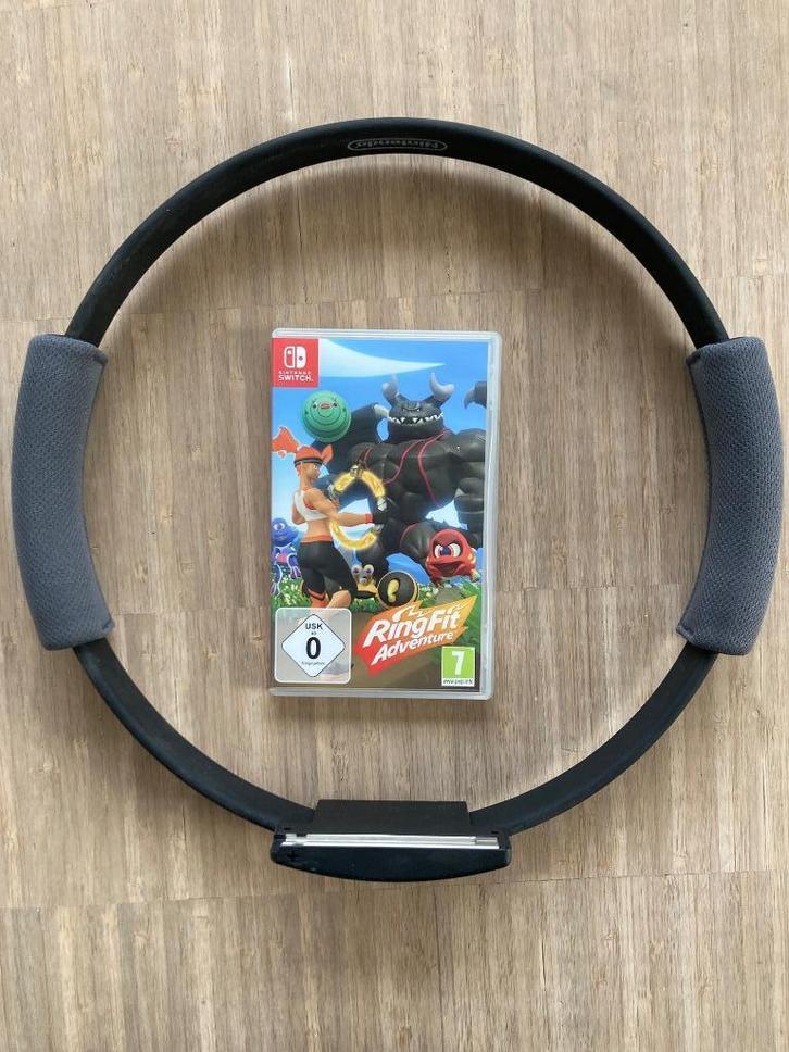 Ringfit adventure met Ringfit en beenband - Nintendo Switch, Games en Spelcomputers, Games | Nintendo Switch, Zo goed als nieuw