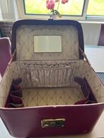 Delvaux vintage Beautycase, Handtassen en Accessoires, Beautycases, Gebruikt, Met spiegeltje(s), Ophalen of Verzenden, Hardcase