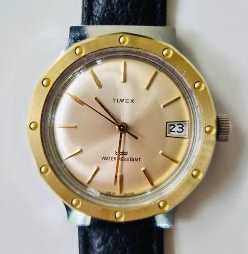 Een mechanische horloge, Timex, Bijoux, Sacs & Beauté, Montres | Hommes, Neuf, Montre-bracelet, Autres marques, Acier, Cuir, Enlèvement ou Envoi