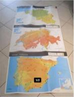 6 Schoolplaten van Europese landen, Ophalen of Verzenden, Aardrijkskunde