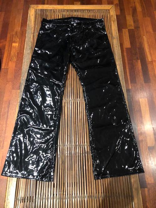 Pvc patent leather pants - Honour - size 36 - Boot cut, Kleding | Heren, Broeken en Pantalons, Nieuw, Maat 56/58 (XL), Zwart