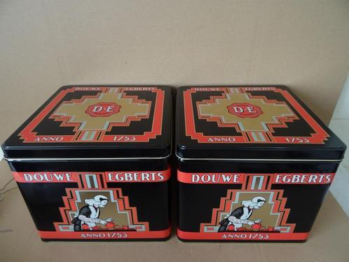 Vintage blik Douwe Egberts anno 1753 Ook los te koop 1980, Verzamelen, Blikken, Gebruikt, Koffie, Douwe Egberts, Ophalen of Verzenden