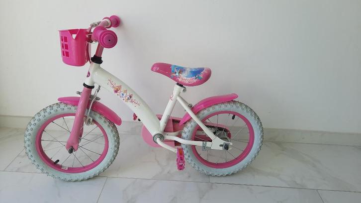 kinderfiets voor meisjes, Fietsen en Brommers, Fietsen | Meisjes, Zo goed als nieuw, 14 inch of minder, Handrem, Ophalen