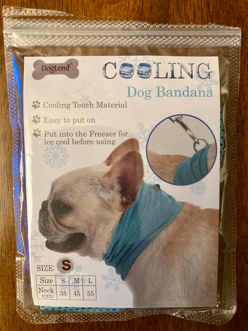 Bandana rafraîchissant chien (cou 35 cm) Neuf, Dieren en Toebehoren, Honden-accessoires, Nieuw