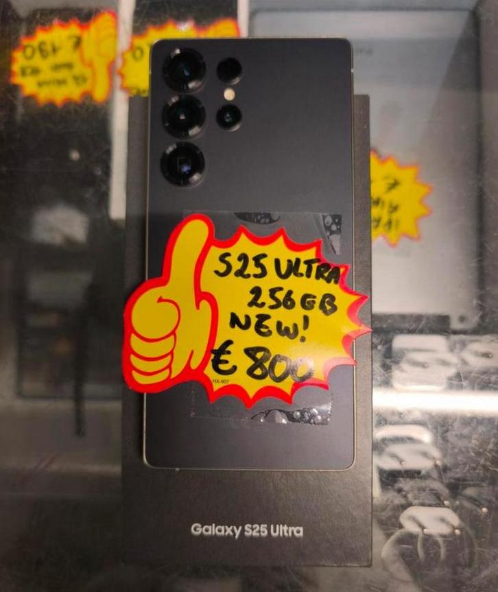 Samsung galaxy S25 Ultra 256Gb met 2 jaar garantie, Télécoms, Téléphonie mobile | Samsung, Comme neuf, Noir, Enlèvement