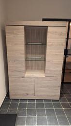 Vitrinekast met verlichting, Huis en Inrichting, Kasten | Vitrinekasten, Ophalen, 150 tot 200 cm, Zo goed als nieuw, 150 tot 200 cm