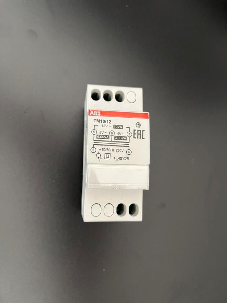 ABB transfo (deurbel), Hobby en Vrije tijd, Elektronica-componenten, Zo goed als nieuw, Ophalen