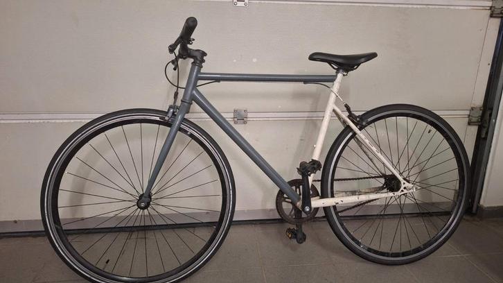 Elops 500 Single speed stadsfiets - customized, Fietsen en Brommers, Fietsen | Heren | Sportfietsen en Toerfietsen, Zo goed als nieuw