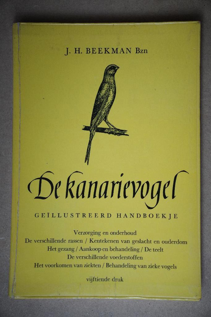 Vogelboek: De kanarievogel, Livres, Nature, Utilisé, Oiseaux, Enlèvement ou Envoi