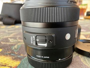 Sigma 30mm f1.4 | Canon EF beschikbaar voor biedingen