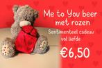 Me to You beer met rozen – Sentimenteel cadeau vol liefde., Verzamelen, Ophalen of Verzenden, Me To You