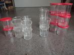 Bewaarglazen, 375ml en 500ml, Huis en Inrichting, Keuken | Servies, Ophalen, Gebruikt, Glas, Glas of Glazen