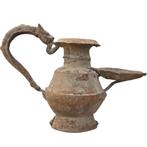 Newar Sukunda rituele olielamp - Gietijzer - Nepal - 18e - 1, Antiek en Kunst, Ophalen of Verzenden