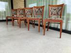 Rovi design stoelen, Vijf, Zes of meer stoelen, Design, Gebruikt, Bruin