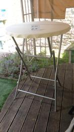 partytafel statafel H=113 cm diameter =80 cm, Ophalen of Verzenden, Zo goed als nieuw, Rond