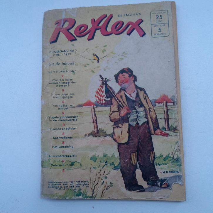 "Reflex". Vintage tijdschrift 1949., Antiek en Kunst, Antiek | Boeken en Manuscripten, Ophalen of Verzenden