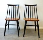 Vintage Tapiovaara stoel spijlenstoel teak hout 1 van 2, Huis en Inrichting, Stoelen, Gebruikt, Ophalen of Verzenden, Vintage Scandinavian Mid-Century design teak 60's