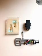 Shure M44-7 + 2 cellules neuves de rechange + 1 headshell., Ophalen of Verzenden