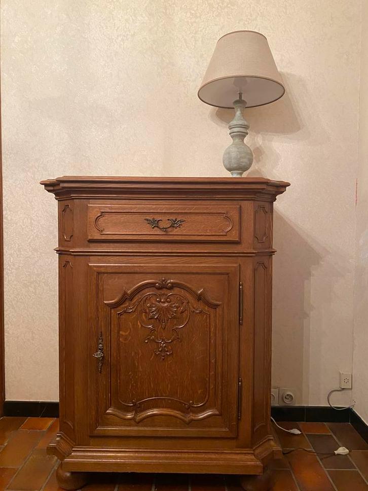 Confiturier en chene teinte brou de noix, Antiek en Kunst, Antiek | Meubels | Kasten, Ophalen