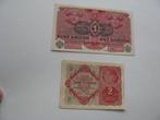 2 bankbiljetten Oostenrijk-Hongarije-1916-1922-nieuw, Oostenrijk, Verzenden