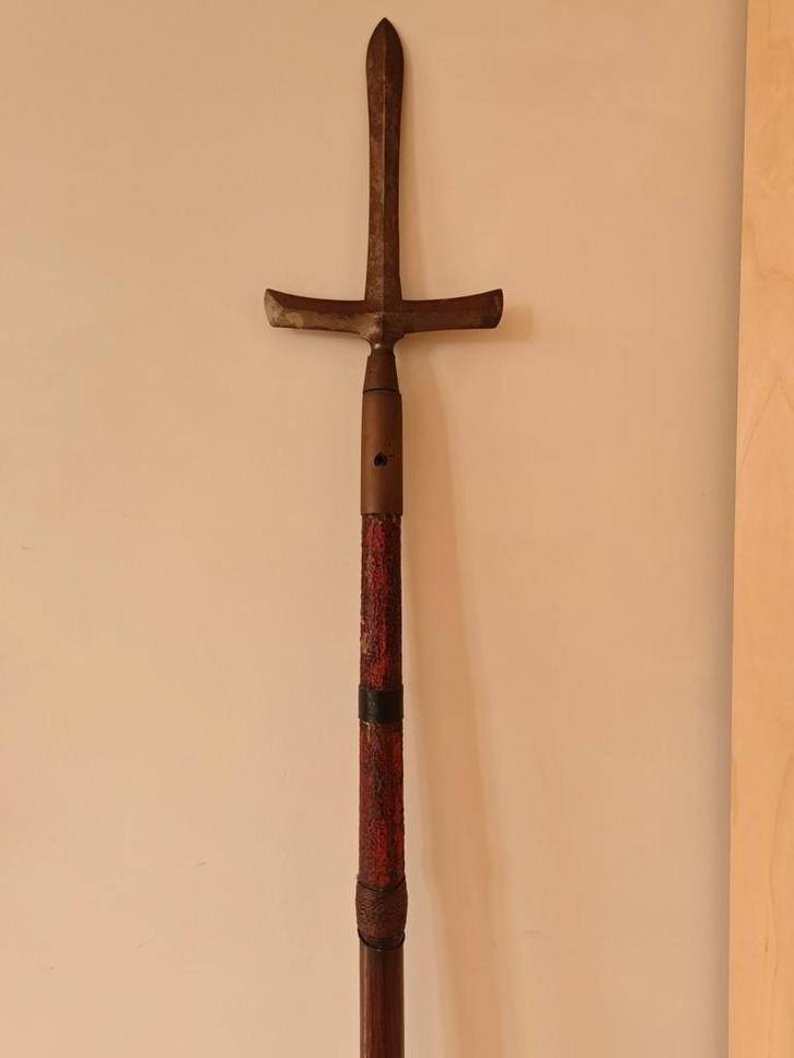 Antieke Japanse Yari (speer) – unieke herkomst, Antiek en Kunst, Antiek | Overige Antiek, Ophalen