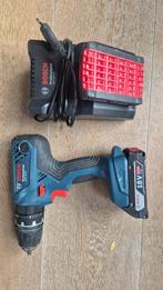 Bosch GSR 18V-21 schroefboormachine 18V Li-ion, Ophalen, Gebruikt, Boor- en Schroefmachine, Variabele snelheid