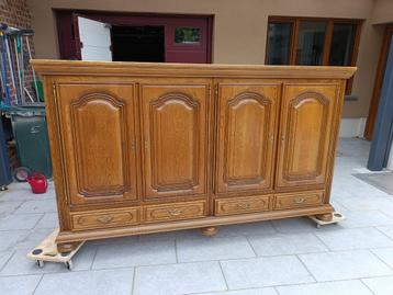 kast+buffetkast gratis, 100 à 150 cm, Enlèvement, Utilisé, 100 à 150 cm