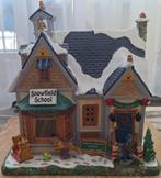 Lemax Snowfield School, Ophalen of Verzenden, Gebruikt