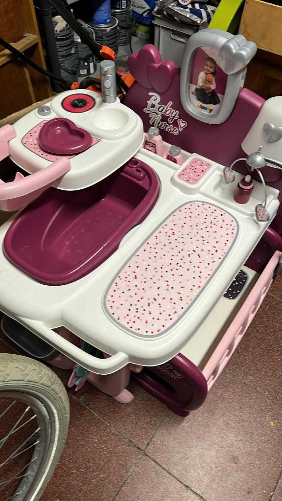 Smoby baby nurse nieuwstaat, Kinderen en Baby's, Speelgoed | Poppen, Zo goed als nieuw, Overige typen, Ophalen