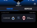 2 tickets club brugge - Antwerp, Tickets en Kaartjes