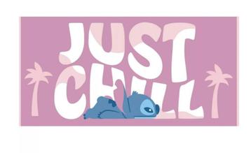 Stitch Badlaken Just Chill - Sneldrogend - Disney beschikbaar voor biedingen