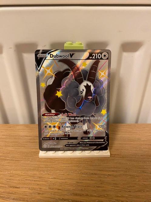 Shiny Dubwool V SV120/SV122 - Pokemon kaart, Hobby en Vrije tijd, Verzamelkaartspellen | Pokémon, Nieuw, Losse kaart, Foil, Ophalen of Verzenden