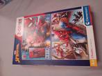 Puzzle spiderman clementoni 2 fois 60 pièces, Ophalen of Verzenden, Zo goed als nieuw