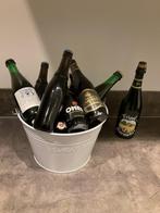 Cadeaumand biermand Belgische bieren (incl 2x Westvleteren ), Verzamelen, Biermerken, Ophalen, Nieuw, Flesje(s), Duvel