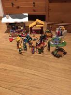 Chalet et personnages en vrac Playmobil, Enlèvement, Utilisé