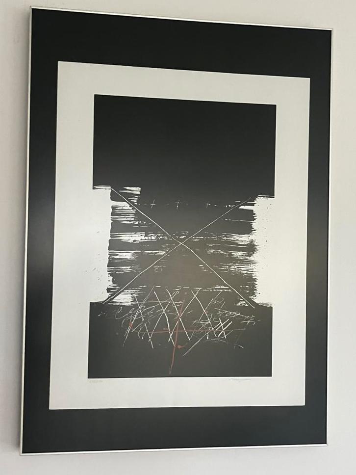 Kader kunst Aalst Luc Hoenraet, Antiek en Kunst, Kunst | Etsen en Gravures, Ophalen of Verzenden