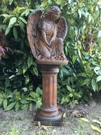 Bel ange d'oxyde sur colonne d'oxyde, plein de pierre, Enlèvement ou Envoi, Pierre, Ange