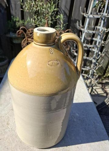 Antieke grote Schotse steengoed kruik Govancroft Glasgow beschikbaar voor biedingen