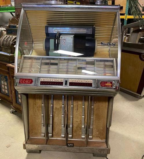 Jukebox Seeburg HF100R très soigné de 1954 complet, Collections, Machines | Jukebox, Utilisé, Seeburg, 1950 à 1960, Enlèvement ou Envoi