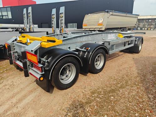 Container aanhangwagen dieplader, Zakelijke goederen, Machines en Bouw | Transport, Ophalen