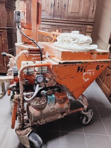 PFT Knauf G4 et silomat, Plâtre