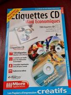 CD ou DVD''COVER'' 50 Feuilles A4, Computers en Software, Beschrijfbare discs, Cd, Ophalen of Verzenden, Zo goed als nieuw