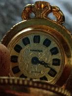 Vintage hanowa zakhorloge, Enlèvement ou Envoi, Montre de poche, Doré