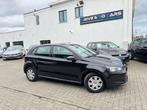 Volkswagen Polo 1.4i Benzine Airco Gps * 1 JAAR GARANTIE * !, Voorwielaandrijving, Stof, Zwart, Bedrijf