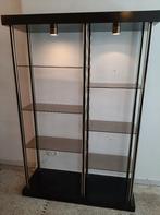 vitrinekast vintage, Huis en Inrichting, Ophalen, Gebruikt, 100 tot 150 cm, Glas