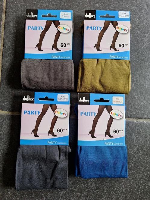 4 paar splinternieuwe nylonkousen in verschillende kleuren, Kleding | Dames, Leggings, Maillots en Panty's, Nieuw, Panty, Maat 36/38 (S)