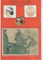 100 jaar 'La Bataille de Verdun', munt + 3 foto's., Verzamelen, Verzenden, Landmacht, Embleem of Badge