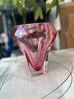 Roze vaas, Huis en Inrichting, Woonaccessoires | Vazen, Ophalen, Overige kleuren, Minder dan 50 cm, Glas