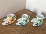 3 leuke espresso tasjes met onderbordjes, Huis en Inrichting, Ophalen of Verzenden